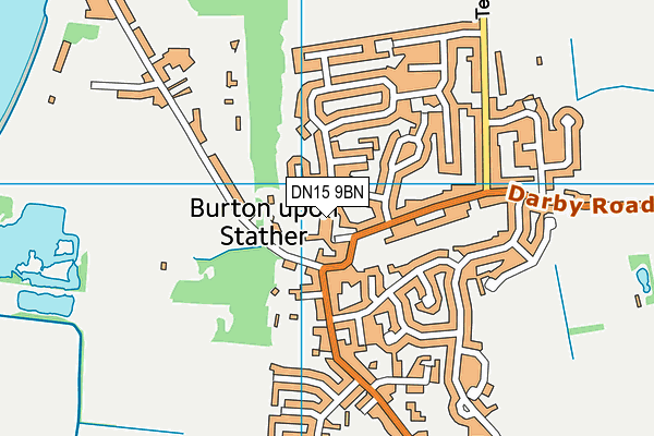 DN15 9BN map - OS VectorMap District (Ordnance Survey)