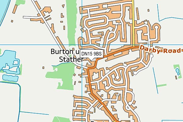 DN15 9BS map - OS VectorMap District (Ordnance Survey)