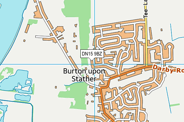 DN15 9BZ map - OS VectorMap District (Ordnance Survey)