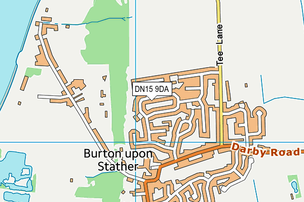 DN15 9DA map - OS VectorMap District (Ordnance Survey)