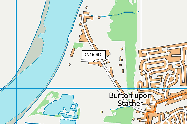 DN15 9DL map - OS VectorMap District (Ordnance Survey)