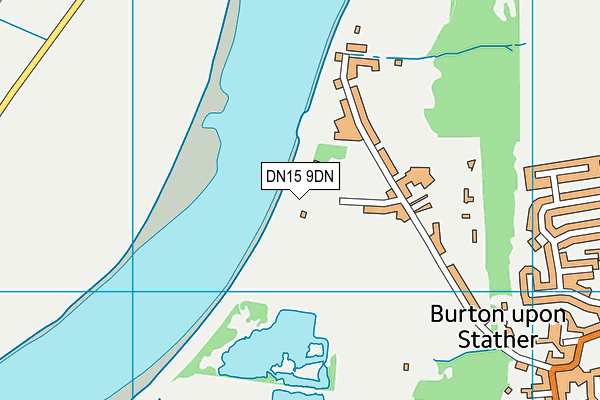 DN15 9DN map - OS VectorMap District (Ordnance Survey)