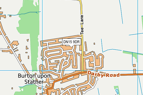 DN15 9DR map - OS VectorMap District (Ordnance Survey)