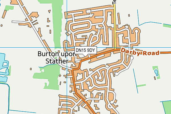 DN15 9DY map - OS VectorMap District (Ordnance Survey)