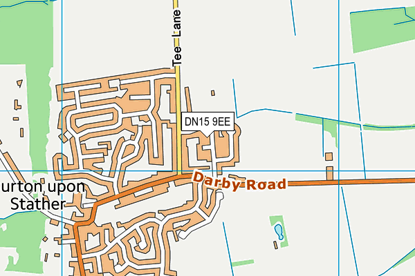 DN15 9EE map - OS VectorMap District (Ordnance Survey)