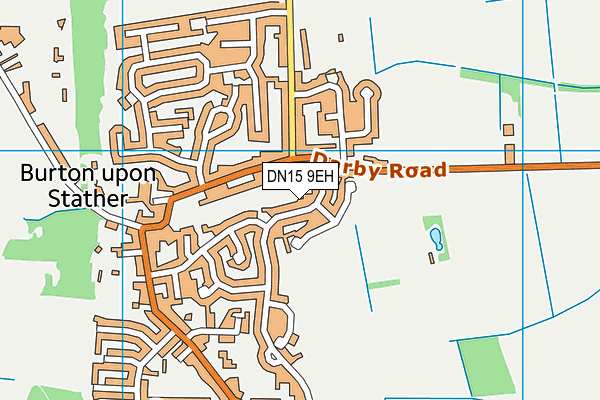 DN15 9EH map - OS VectorMap District (Ordnance Survey)