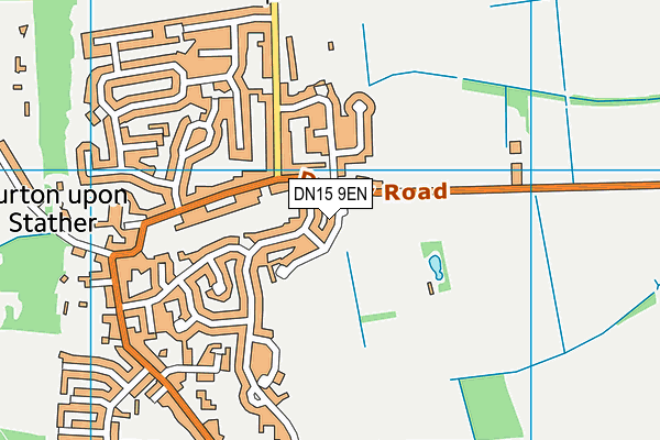 DN15 9EN map - OS VectorMap District (Ordnance Survey)