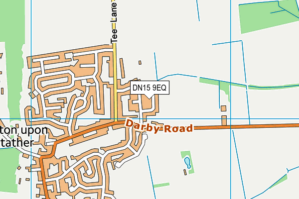 DN15 9EQ map - OS VectorMap District (Ordnance Survey)