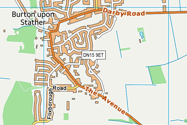 DN15 9ET map - OS VectorMap District (Ordnance Survey)