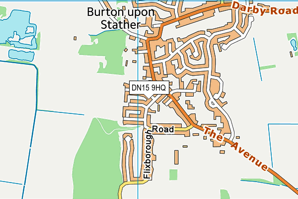 DN15 9HQ map - OS VectorMap District (Ordnance Survey)
