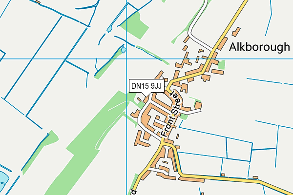 DN15 9JJ map - OS VectorMap District (Ordnance Survey)