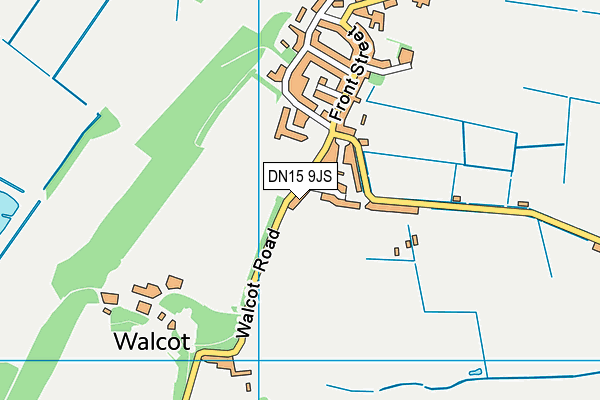 DN15 9JS map - OS VectorMap District (Ordnance Survey)