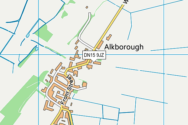 Alkborough Recreation Ground (Alkborough Primary School) map (DN15 9JZ) - OS VectorMap District (Ordnance Survey)