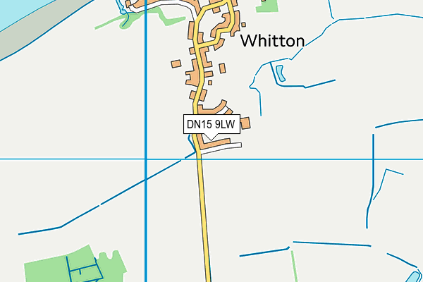 DN15 9LW map - OS VectorMap District (Ordnance Survey)