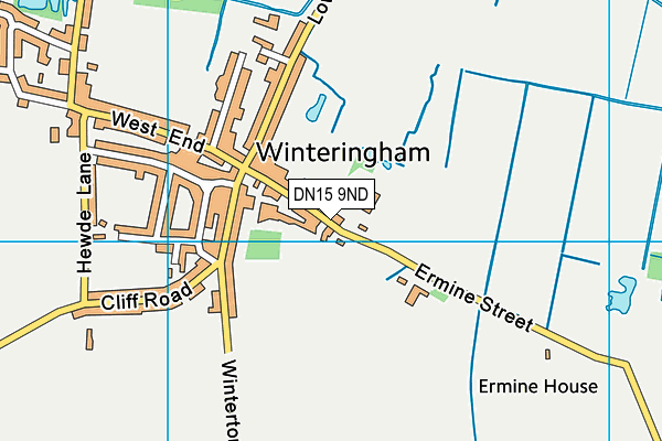 Map of WINTERINGHAM FIELDS LIMITED at district scale