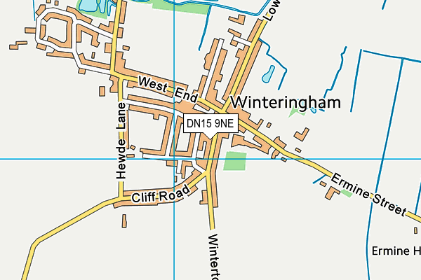 DN15 9NE map - OS VectorMap District (Ordnance Survey)