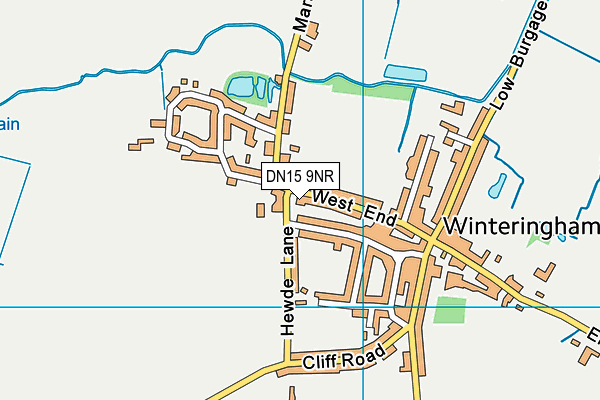 DN15 9NR map - OS VectorMap District (Ordnance Survey)