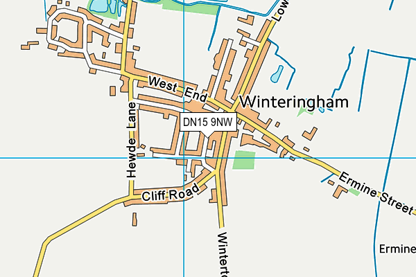 DN15 9NW map - OS VectorMap District (Ordnance Survey)