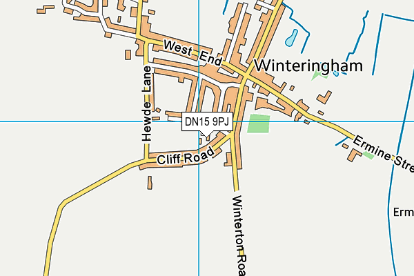DN15 9PJ map - OS VectorMap District (Ordnance Survey)