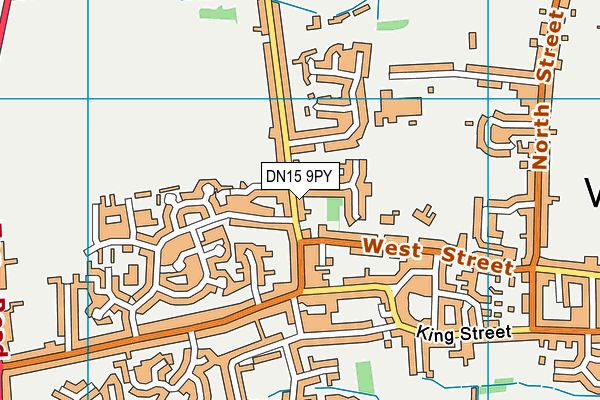 DN15 9PY map - OS VectorMap District (Ordnance Survey)