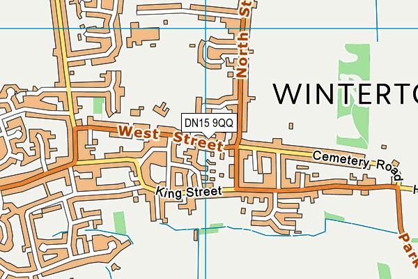 DN15 9QQ map - OS VectorMap District (Ordnance Survey)