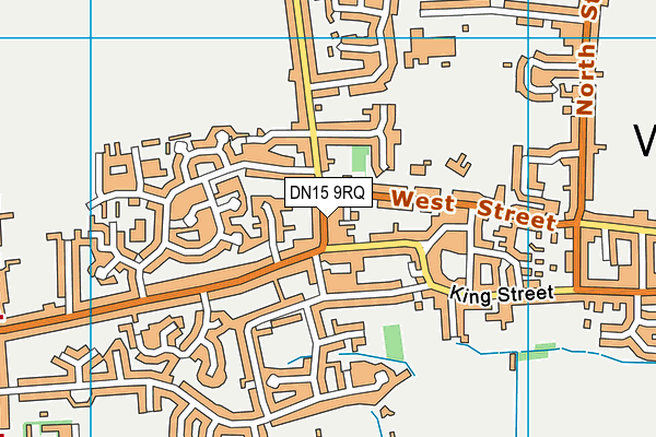 DN15 9RQ map - OS VectorMap District (Ordnance Survey)