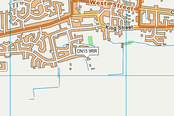 DN15 9RR map - OS VectorMap District (Ordnance Survey)
