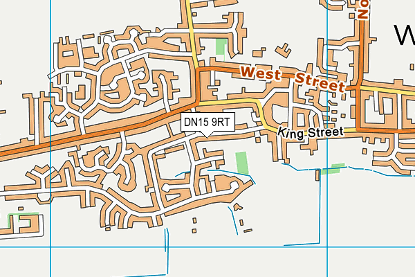 DN15 9RT map - OS VectorMap District (Ordnance Survey)