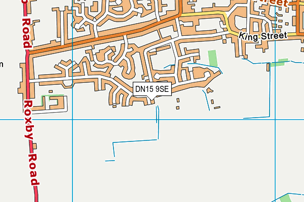 DN15 9SE map - OS VectorMap District (Ordnance Survey)