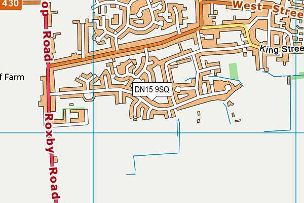 DN15 9SQ map - OS VectorMap District (Ordnance Survey)
