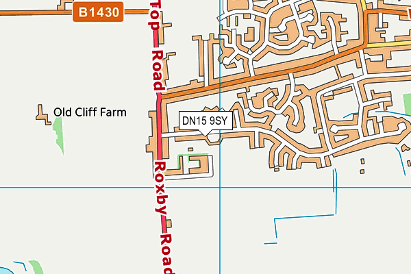 DN15 9SY map - OS VectorMap District (Ordnance Survey)