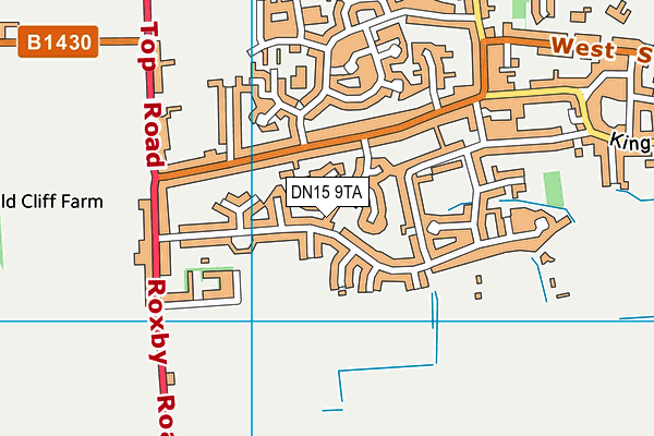 DN15 9TA map - OS VectorMap District (Ordnance Survey)