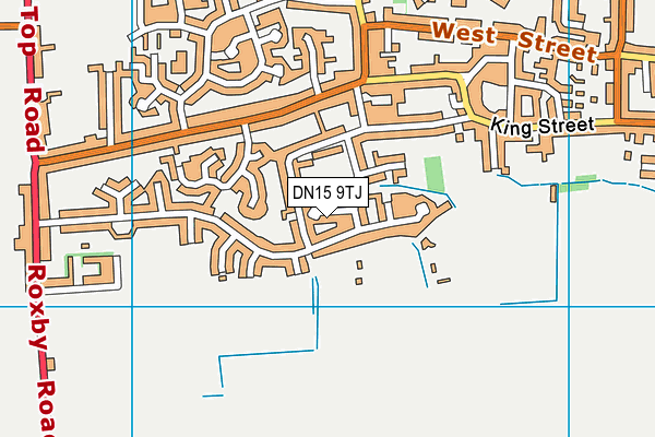 DN15 9TJ map - OS VectorMap District (Ordnance Survey)