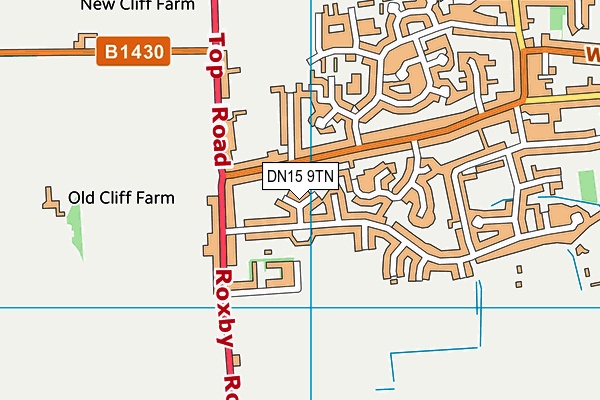 DN15 9TN map - OS VectorMap District (Ordnance Survey)