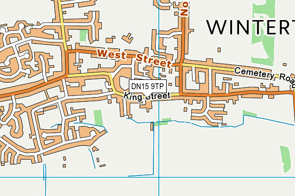 DN15 9TP map - OS VectorMap District (Ordnance Survey)
