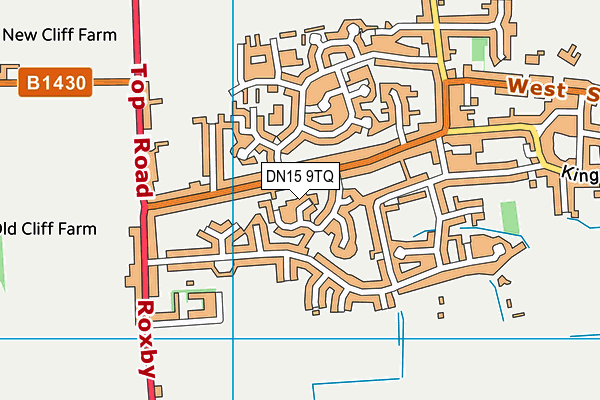 DN15 9TQ map - OS VectorMap District (Ordnance Survey)
