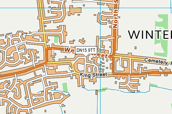 DN15 9TT map - OS VectorMap District (Ordnance Survey)