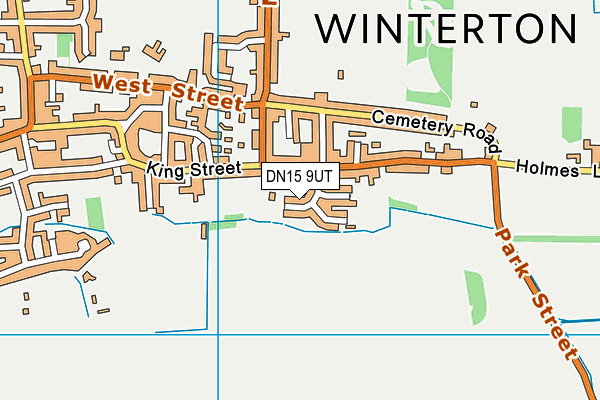 DN15 9UT map - OS VectorMap District (Ordnance Survey)