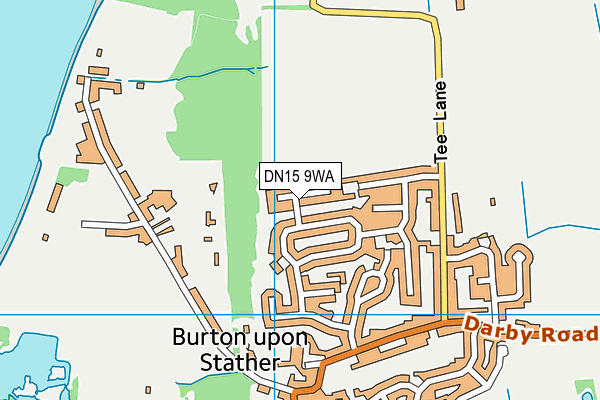DN15 9WA map - OS VectorMap District (Ordnance Survey)