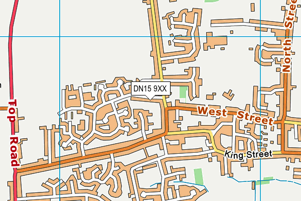DN15 9XX map - OS VectorMap District (Ordnance Survey)