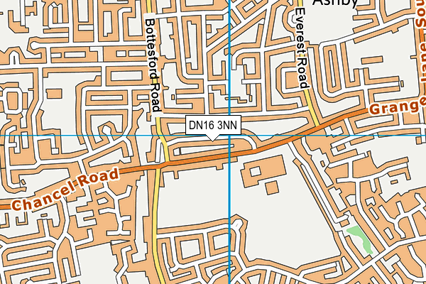 DN16 3NN map - OS VectorMap District (Ordnance Survey)