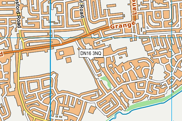 DN16 3NQ map - OS VectorMap District (Ordnance Survey)