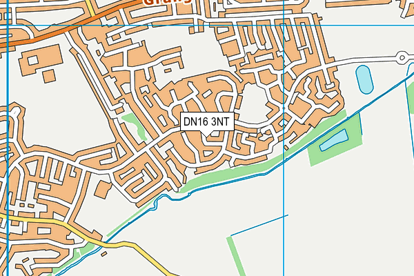 DN16 3NT map - OS VectorMap District (Ordnance Survey)