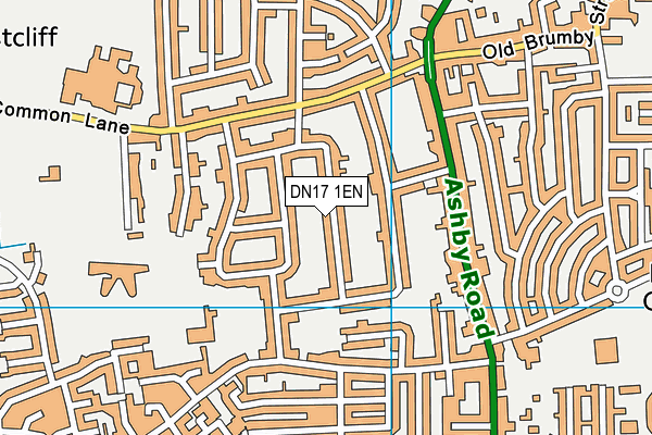 DN17 1EN map - OS VectorMap District (Ordnance Survey)