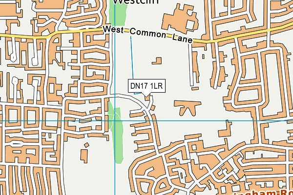 DN17 1LR map - OS VectorMap District (Ordnance Survey)