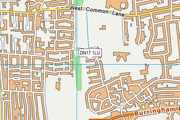 DN17 1LU map - OS VectorMap District (Ordnance Survey)