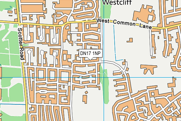 DN17 1NP map - OS VectorMap District (Ordnance Survey)