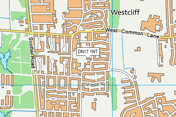 DN17 1NT map - OS VectorMap District (Ordnance Survey)