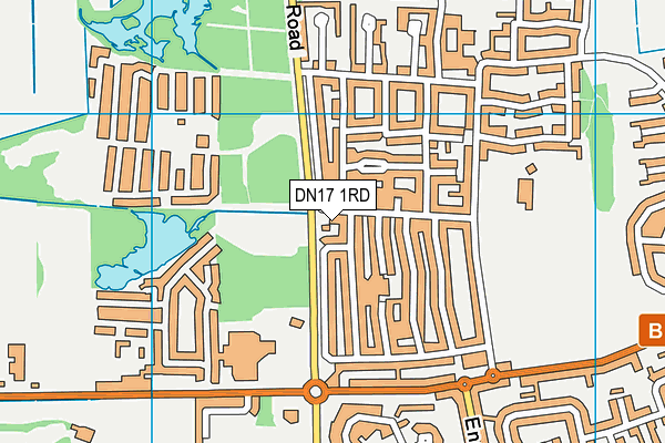 DN17 1RD map - OS VectorMap District (Ordnance Survey)