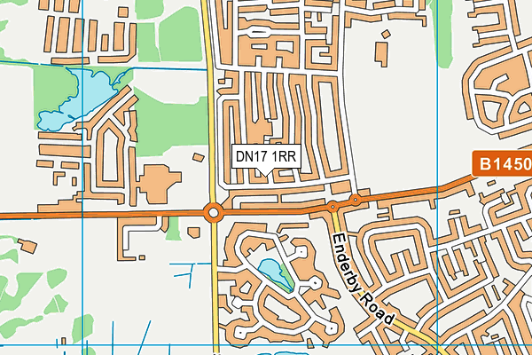 DN17 1RR map - OS VectorMap District (Ordnance Survey)